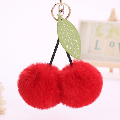 Adorable Cherry Key Chain