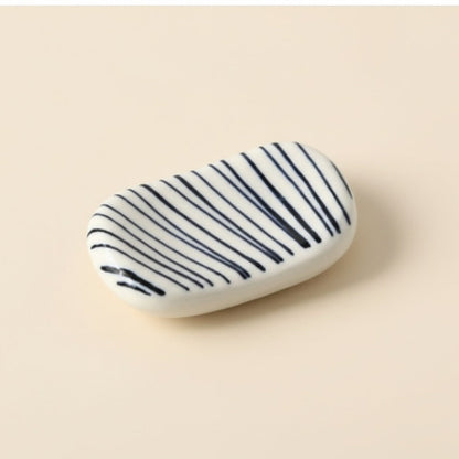 Japanese Style Ceramic Chopstick Rest – Minimal Tableware Accessory