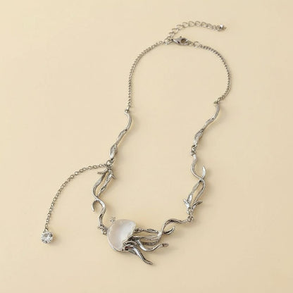 Dreamy Jellyfish Pendant Necklace