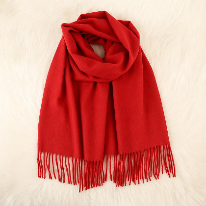 Red Scarf for Your Good Luck and Best Wishes