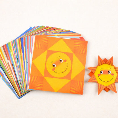 Japanese Origami Paper Craft Set with Instruction Book