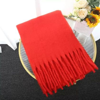 Red Scarf for Your Good Luck and Best Wishes