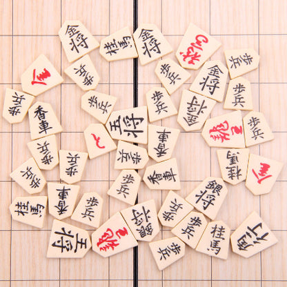 Snap & Strategy Magnetic Shogi Set – Foldable Japanese Chess Game