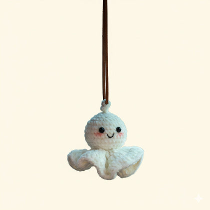 Teru Teru Bōzu Plush Weather Charm – Gentle Wish for Sunny Days